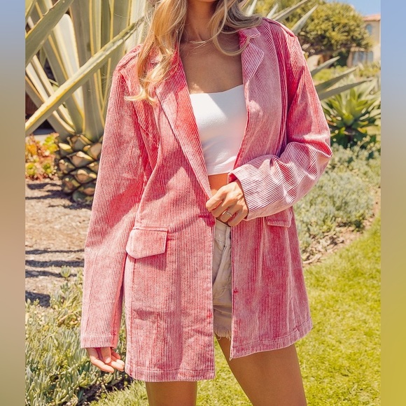 BiBi Vintage Washed Corduroy Jacket